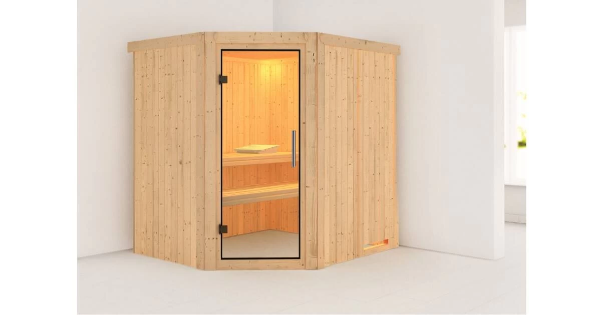 Karibu Sauna Lilja Ohne Ofen – Bild 2