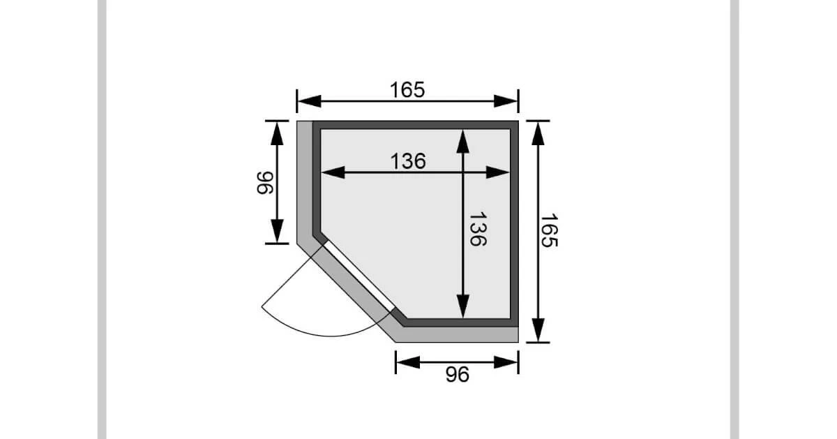 Karibu Sauna Nanja Mit Dachkranz Ohne Ofen – Bild 4