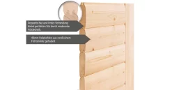 Karibu Sauna Lilja Mit Dachkranz Ohne Ofen