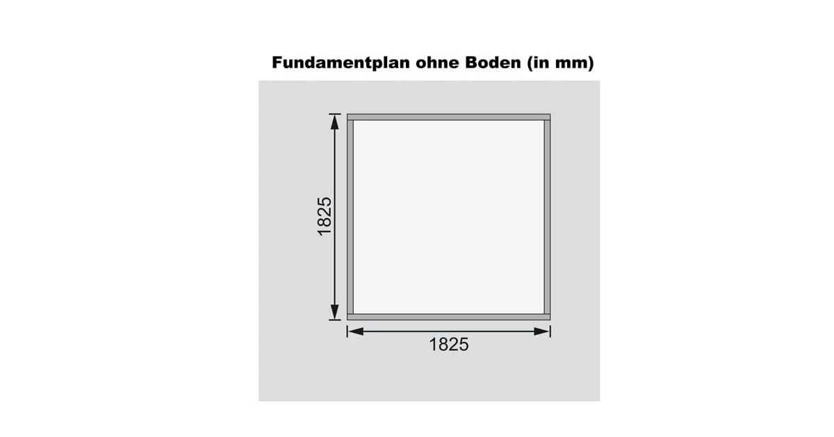 Karibu Gartenhaus Amberg 2 Anthrazit 19mm Wandstärke – Bild 9