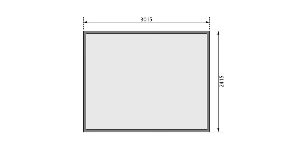 Karibu Gartenhaus 19mm Amberg 5 Unbehandelt – Bild 8