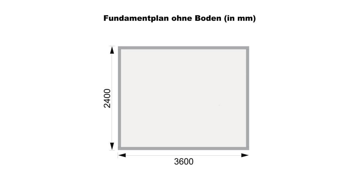 Karibu Gartenhaus 28mm Kandern 7 Unbehandelt 364 X 244 Cm – Bild 4