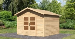 Karibu Gartenhaus 28mm Talkau 8 Unbehandelt