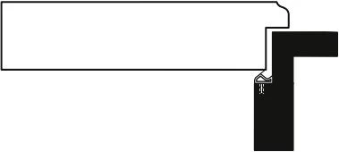 Prüm Zimmertür Classic Weißlack CK4 (9010) Karnieskante – Bild 2