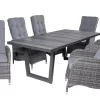 Gartenmöbel Set Bailado Grau 19teilig Gartenmöbel Set Polyrattan