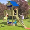 Kinderspielanlage 69510 Mit 1 Spielturm Und Klettersteg
