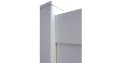 Sichtschutz Zaun Longlife Rivana Korsika Kunststoff Weiss (kein WPC)