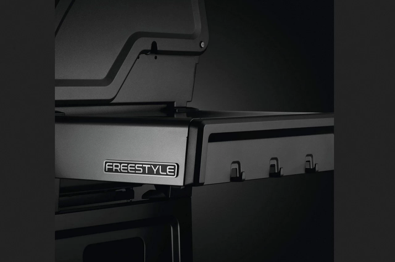 Napoleon Gasgrill Freestyle 365 Mit 2 Abklappbaren Seitentischen Graphitgrau – Bild 16