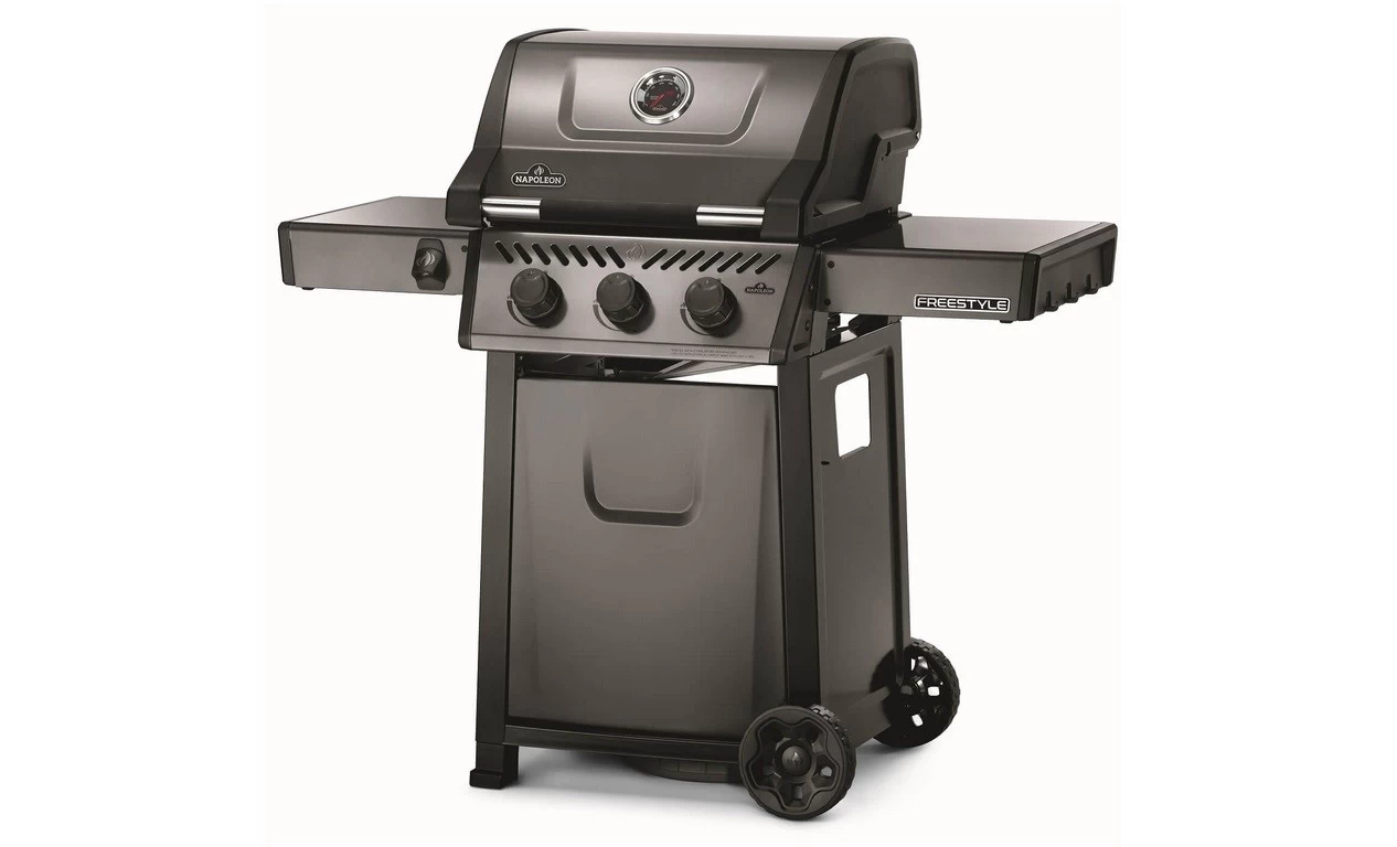 Napoleon Gasgrill Freestyle 365 Mit 2 Abklappbaren Seitentischen Graphitgrau – Bild 10