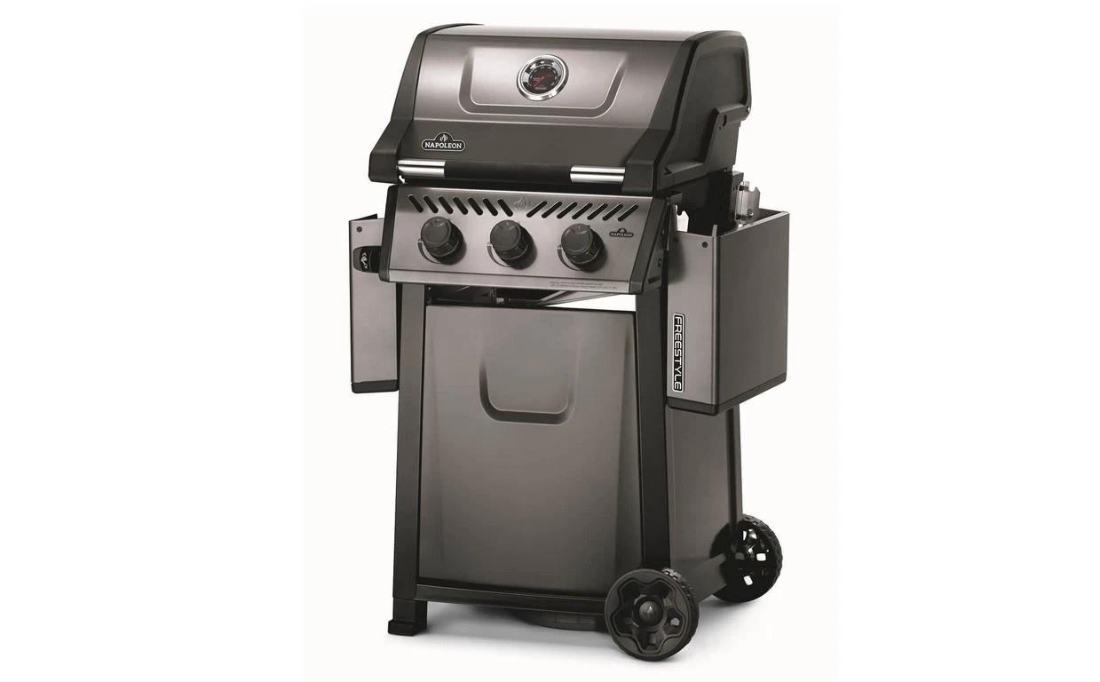 Napoleon Gasgrill Freestyle 365 Mit 2 Abklappbaren Seitentischen Graphitgrau – Bild 4