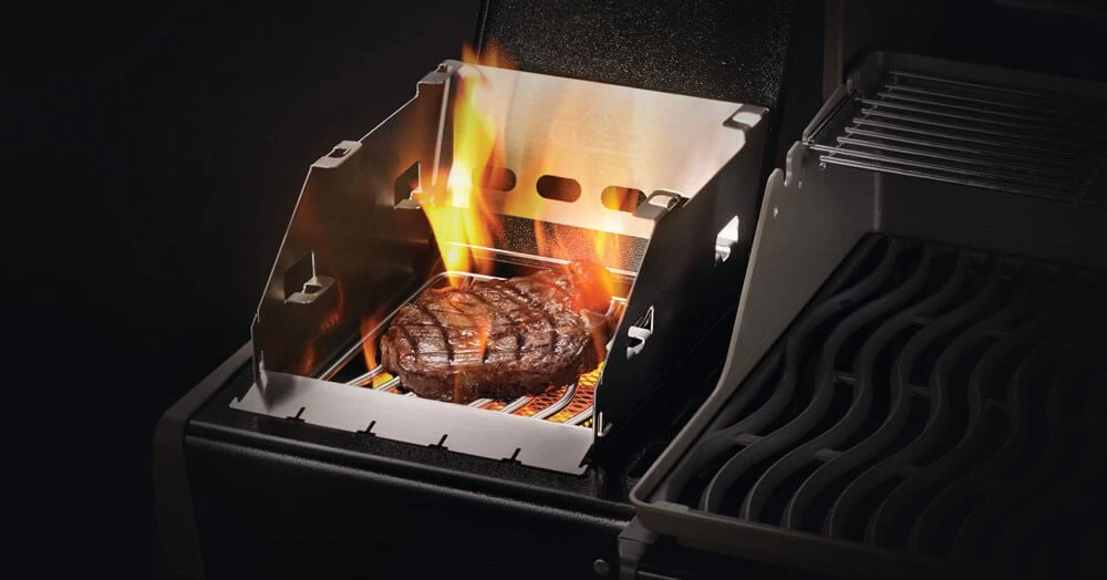 Napoleon Windschutz Für Sizzle Zone Klein Inkl. 4 Spießen – Bild 3