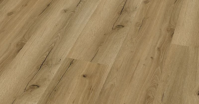 Klick-Vinylboden Eiche Astig Natur Rustikal XXL LHD Mit Integr. Trittschalldämmung – Bild 2