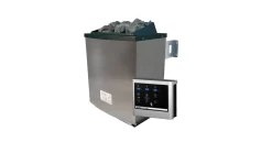 Karibu Sauna Rodin + 9kW Saunaofen Mit Ext. Steuerung