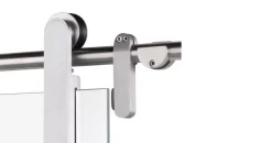 Schiebetürbeschlag-Set Nobel Edelstahl