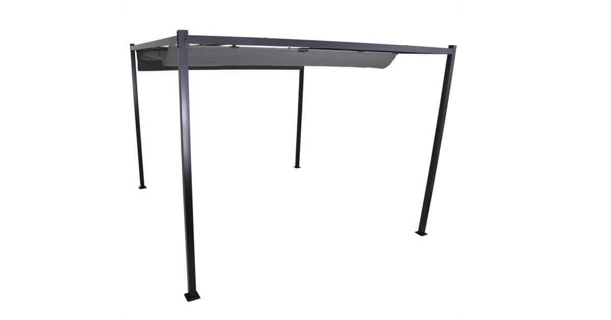 Sens-Line Pavillon Athene 3x3m Pergola Sonnendach – Bild 2