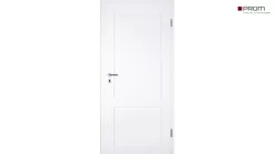 Prüm Zimmertür Stil Weißlack ST3 Rundkante