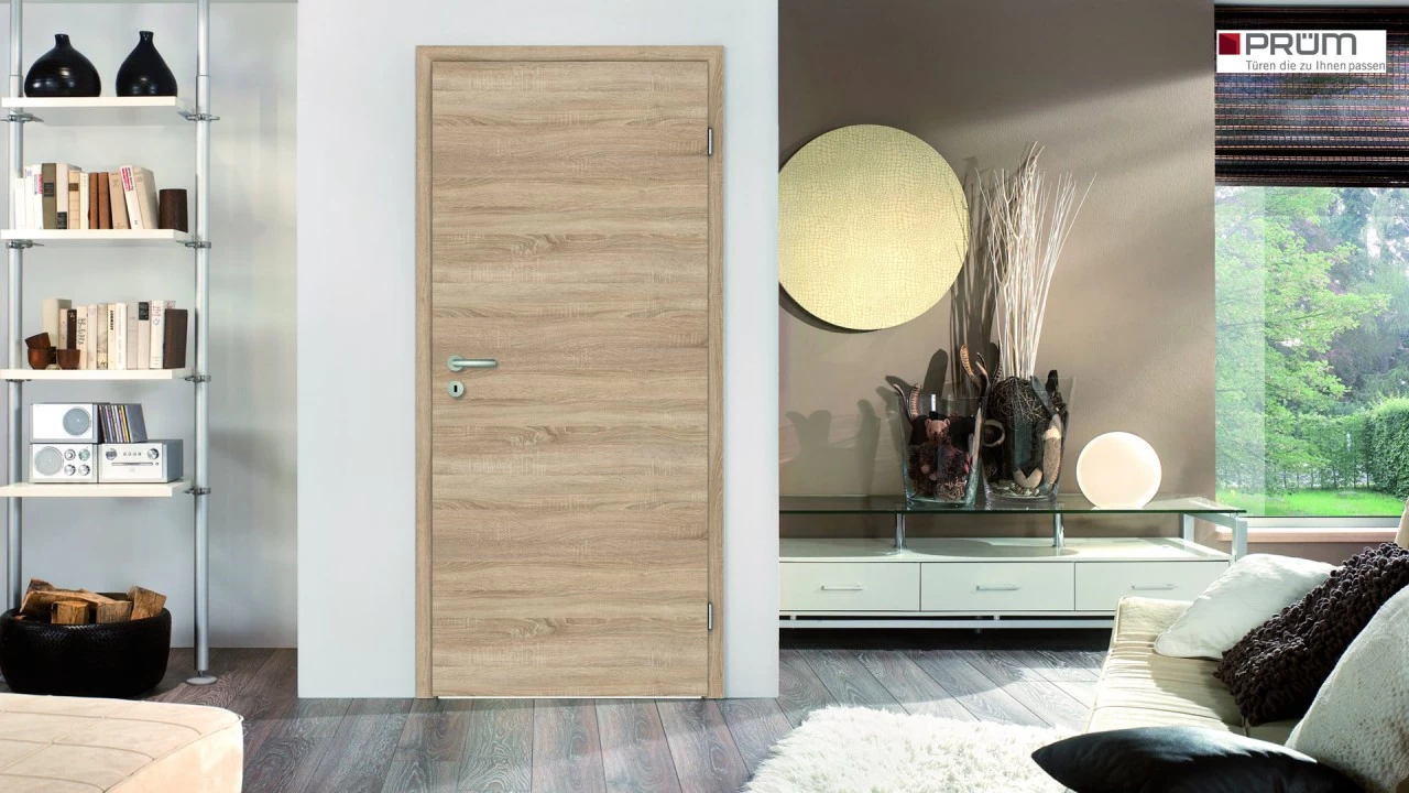 Prüm CPL Touch Eiche DQ Wohnungsabschluss-Türblatt Rundkante – Bild 2