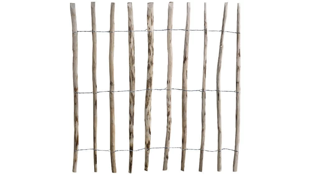 Rollzaun Haselnuss 90 Oder 120 Cm Hoch – Bild 2