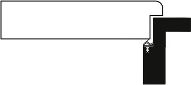Prüm CPL Touch Greyline DQ Wohnungsabschluss-Türblatt Rundkante