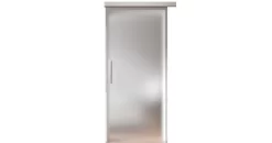 Ganzglas-Schiebetür Floatglas Satiniert