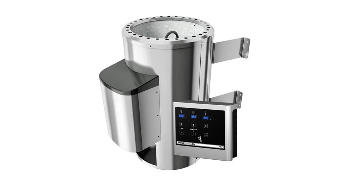Karibu Sauna Tonja + 3,6kW Plug&Play Ofen Externe Steuerung