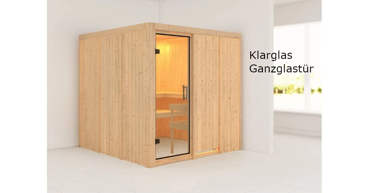 Karibu Sauna Rodin Ohne Ofen – Bild 2