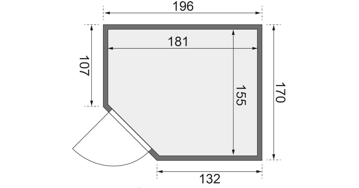 Karibu Sauna Siirin Ohne Ofen – Bild 8