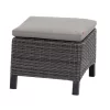 Siena Garden Hocker Corido Charcoal Grey Inkl. Kissen