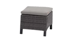 Siena Garden Hocker Corido Charcoal Grey Inkl. Kissen