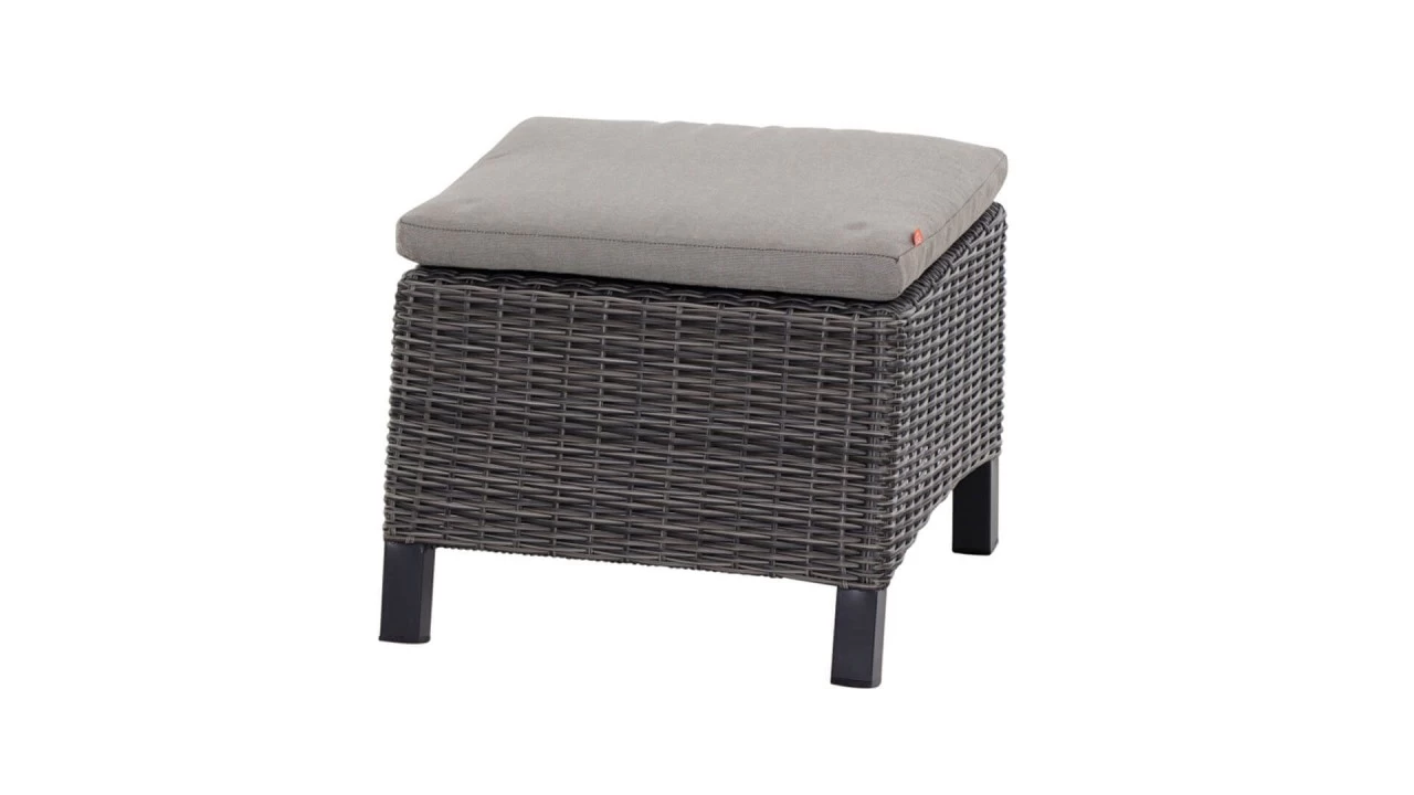 Siena Garden Hocker Corido Charcoal Grey Inkl. Kissen