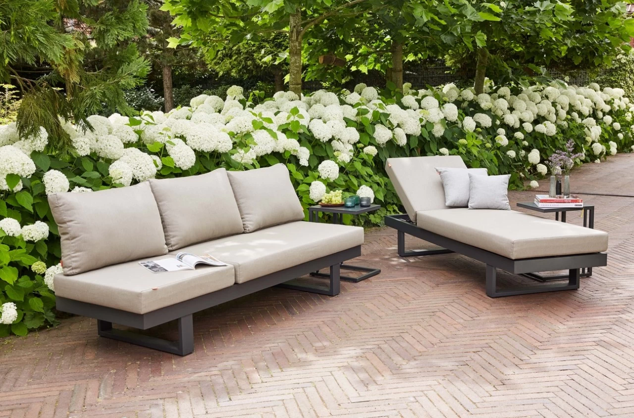SIENA GARDEN Loungegarnitur Avenia Mit Corido Loungetisch 140x85 Cm – Bild 6