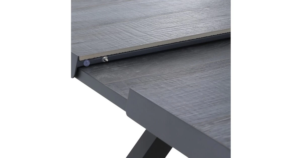 Gartenmöbel Set Mit Sincro Ausziehtisch 160/200x90cm Und 6 Barcelona Gartensesseln