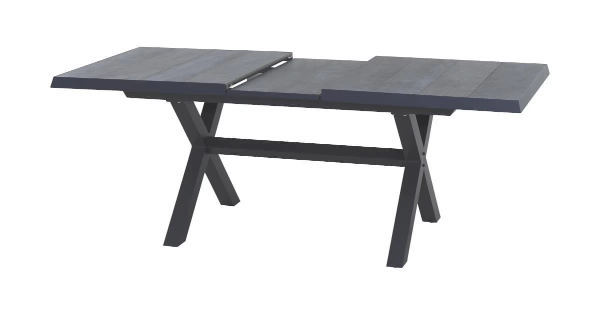 Gartenmöbel Set Mit Sincro Ausziehtisch 160/200x90cm Und 6 Barcelona Gartensesseln – Bild 4