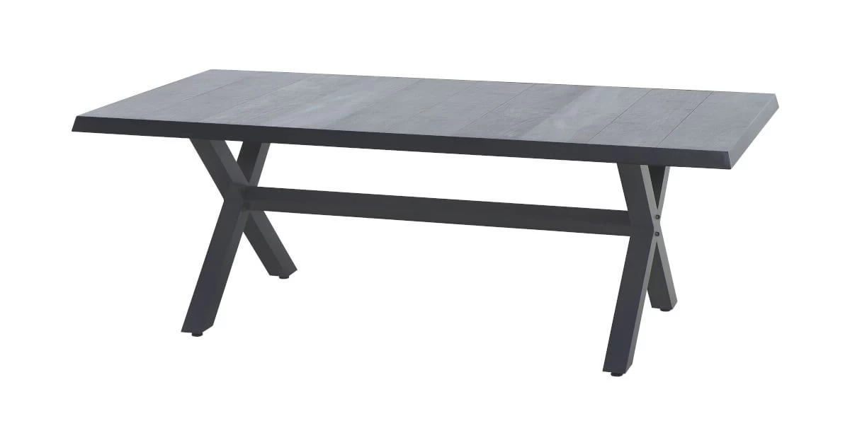 SIENA GARDEN Sincro Gartentisch Wood Grey 200x100 Cm – Bild 3