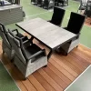 Gartenmöbel Set Mit Sincro Ausziehtisch 160/200x90cm Und 4 Corido SE Gartensesseln