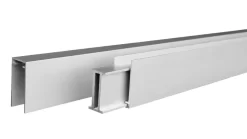 WPC Steckzaun Senkrecht-Start- Und Abschlussleisten-Set