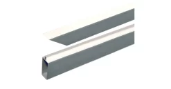 Start- Und Abschlussleisten-Set Für Abschlusselement Silber