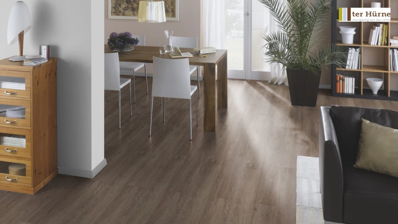 Ter Hürne Design-Vinylboden Eiche Canberra Graubraun I06 – Bild 7