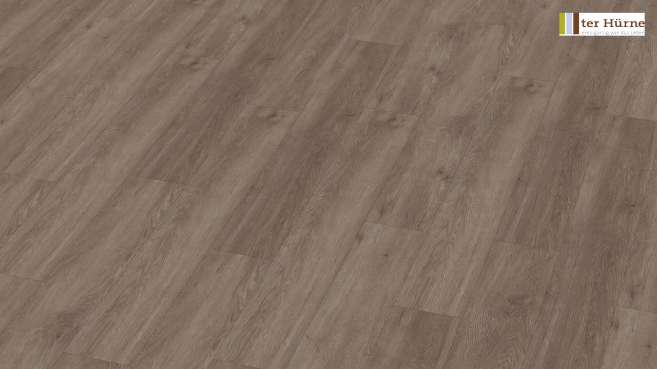 Ter Hürne Design-Vinylboden Eiche Canberra Graubraun I06 – Bild 2