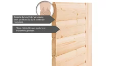 Karibu Sauna Anja + 9kW Saunaofen Mit Integrierter Steuerung