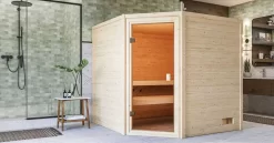 Karibu Tilda Ecksauna Ohne Ofen