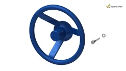 Traumgarten Winnetoo Lenkrad Mit Hupe Farbig