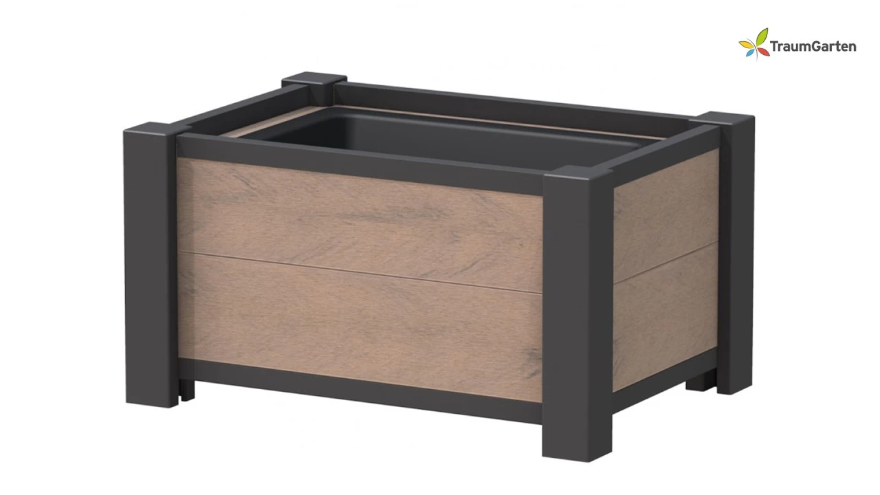 Traumgarten WPC Pflanzkasten Mandel 60x40x40 Cm