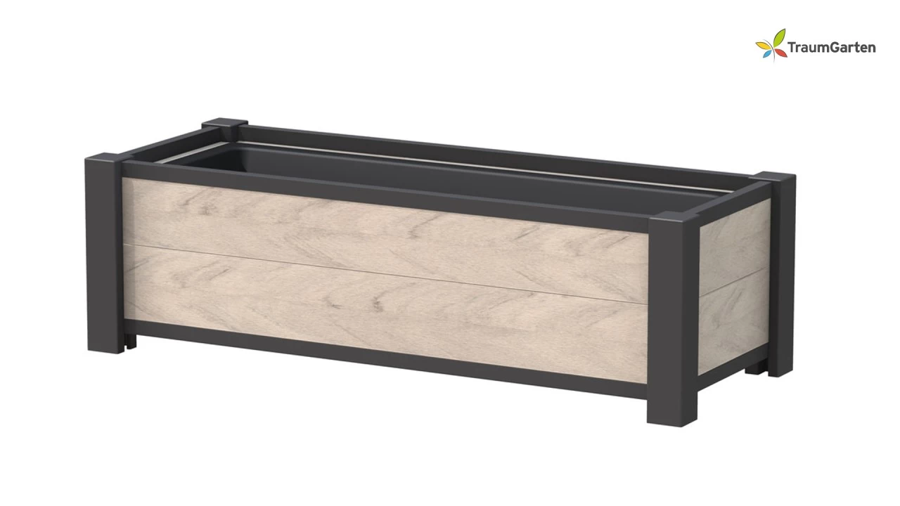 Traumgarten WPC Pflanzkasten Sand 120x40x40 Cm