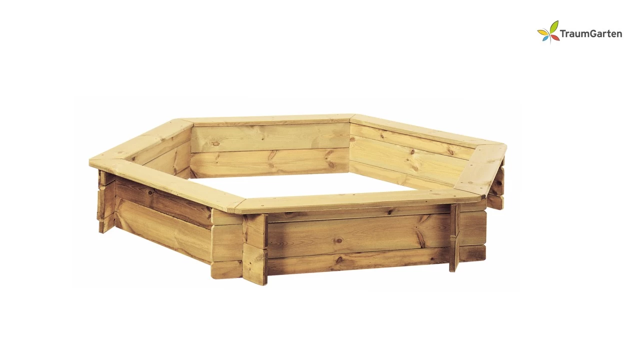 Traumgarten Sechseck Sandkasten Ingar 192 Cm