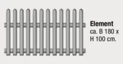 Vorgartenzaun Gerade Kiefer/Fichte Kesseldruckimprägniert - Serie
