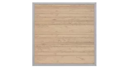 Traumgarten Sichtschutzzaun Design Sand, WPC Aluminium