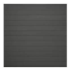 System WPC Zaunfeld Set Anthrazit Steckzaun