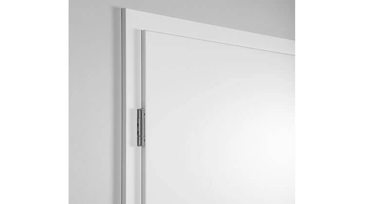 Wunderwerk Zimmertür Weißlack 9016 Torent Mit 2 Linien Schwarz RSP – Bild 2