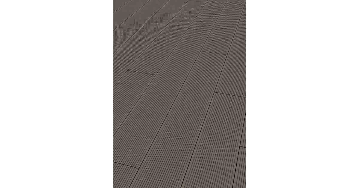 BPC XXL Terrassendiele 25 X 250mm + 400 Cm Lang Hohlkammerprofil Silver Cedar – Bild 2